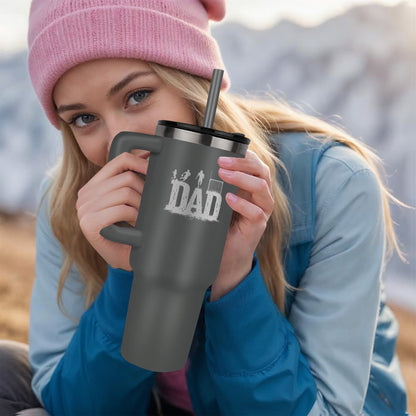 Custom Father's day gifts Tumbler Football 24+ice