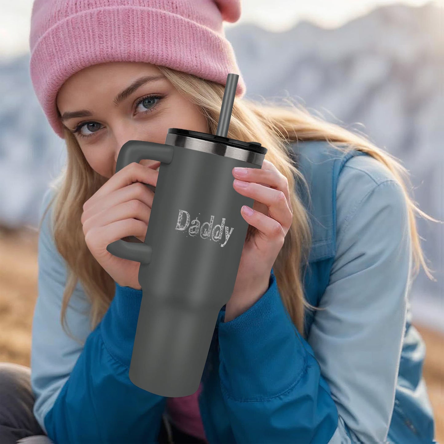 Custom Father's day gifts Tumbler Golf 24+ice