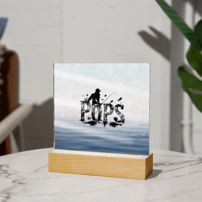 SQUARE PLAQUE father's day
