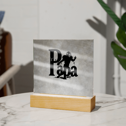 SQUARE PLAQUE father's day