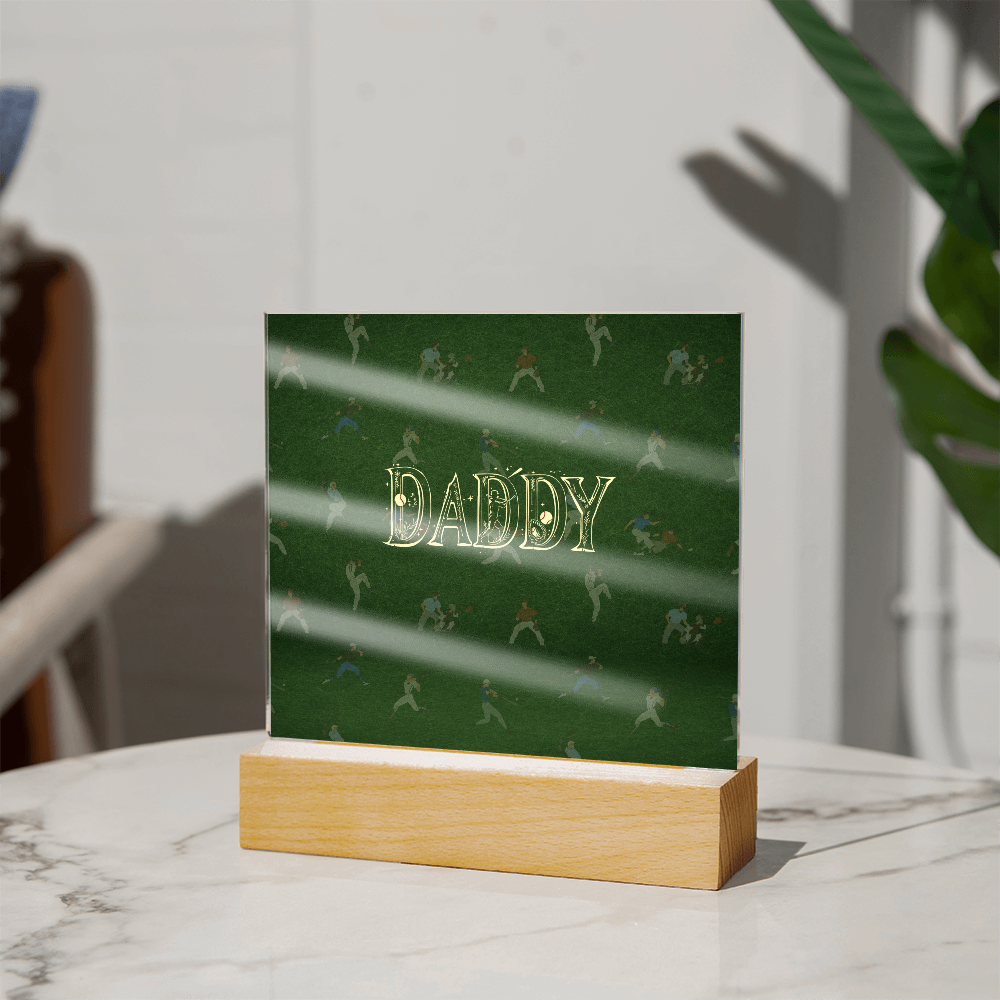 SQUARE PLAQUE father's day
