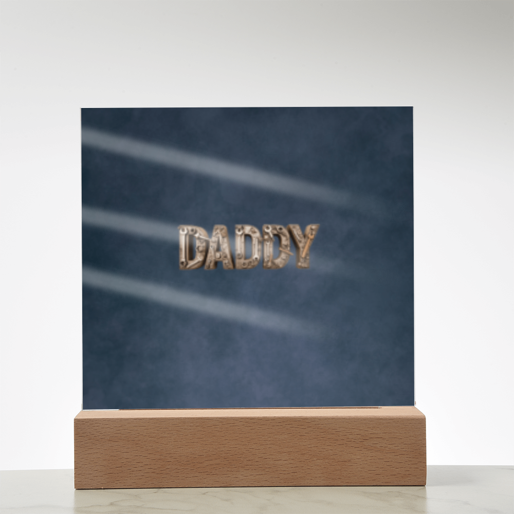 SQUARE PLAQUE father's day