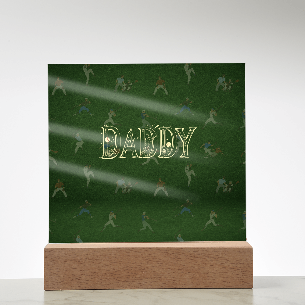 SQUARE PLAQUE father's day