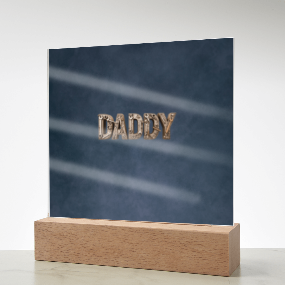 SQUARE PLAQUE father's day