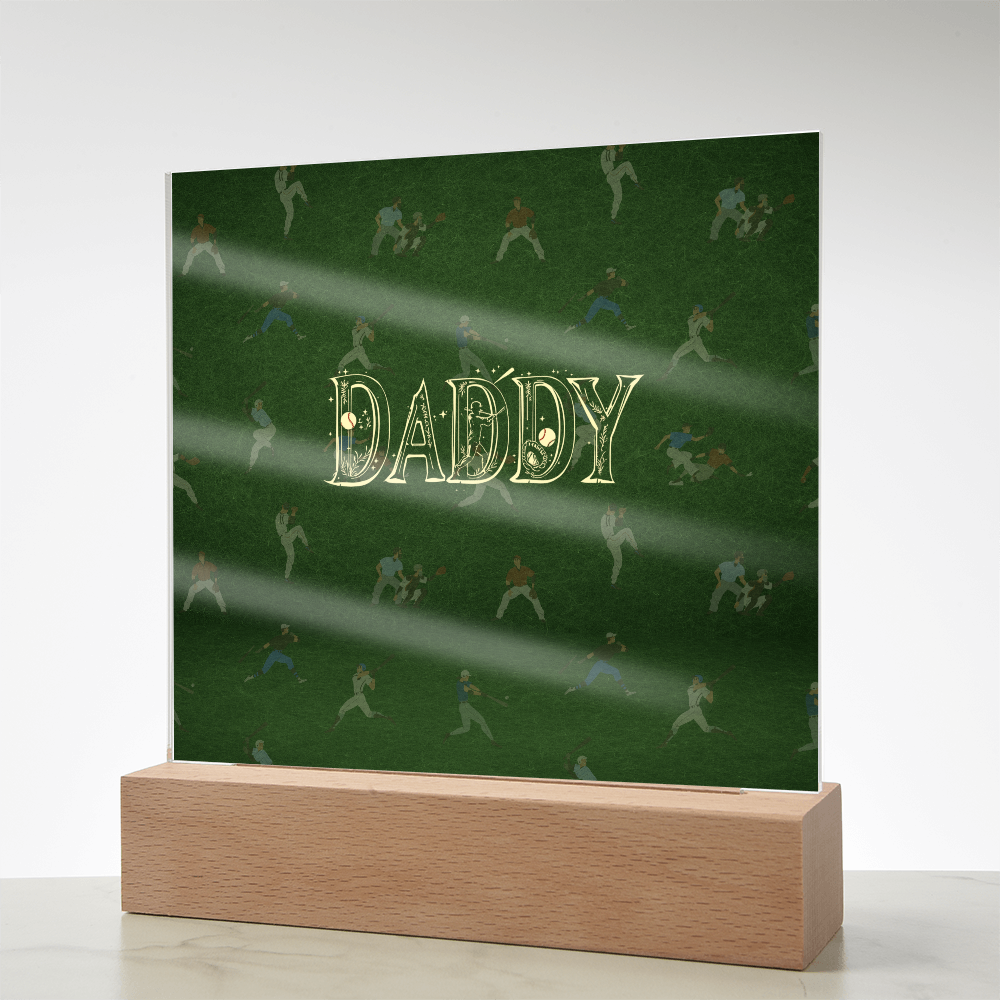 SQUARE PLAQUE father's day