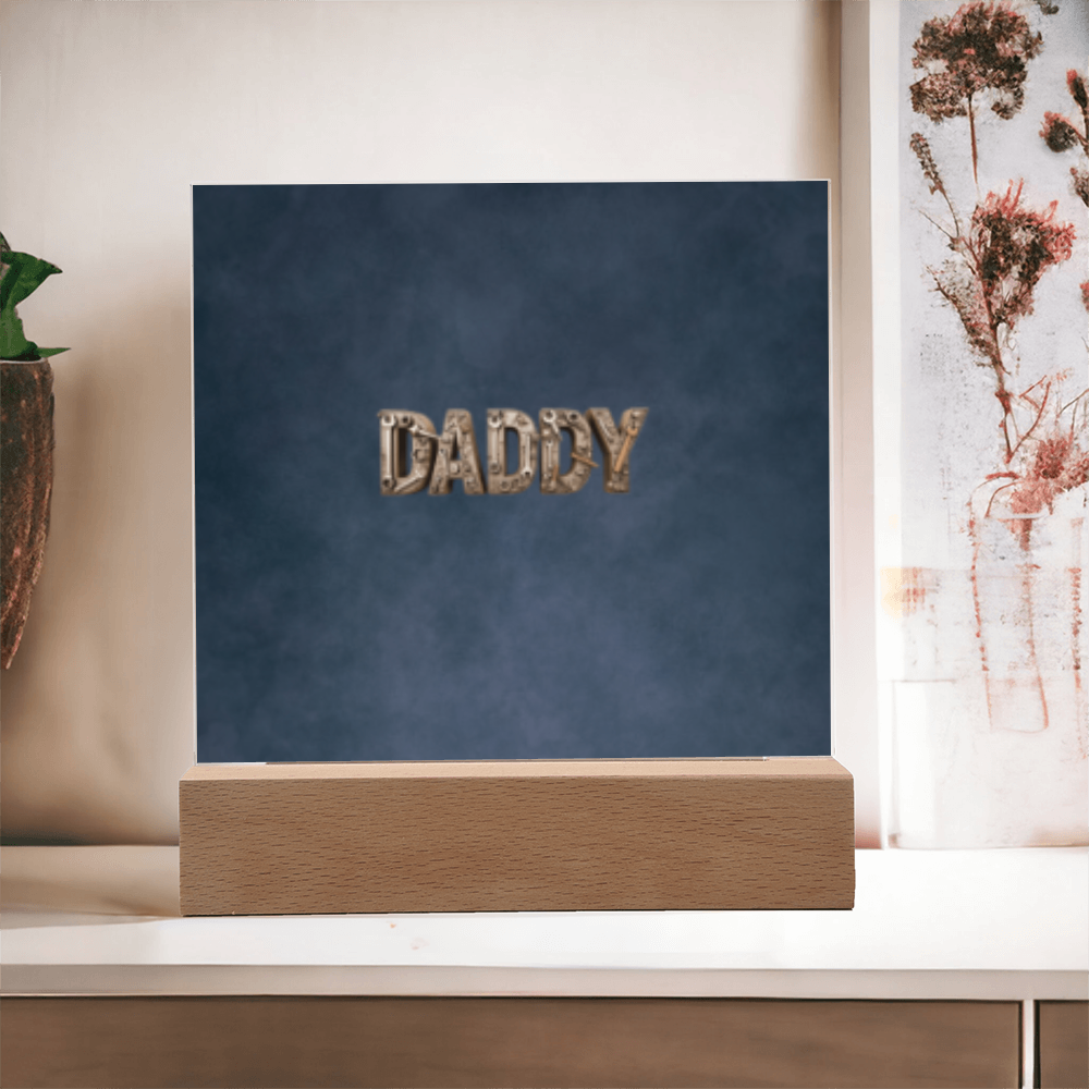 SQUARE PLAQUE father's day