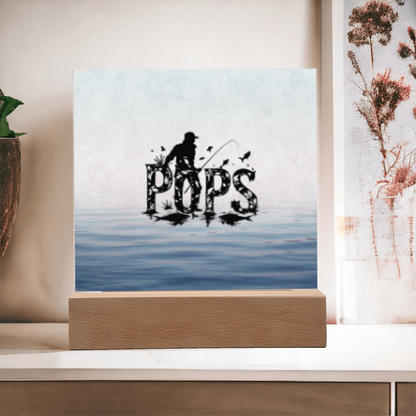 SQUARE PLAQUE father's day