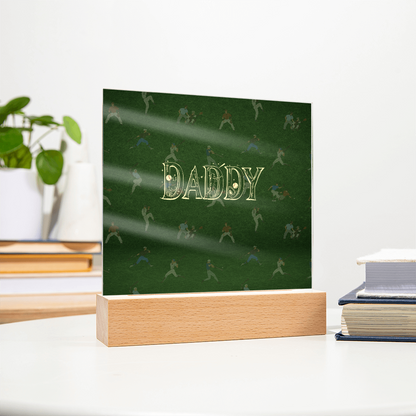 SQUARE PLAQUE father's day
