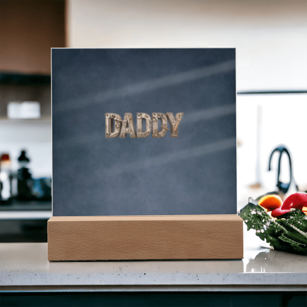 SQUARE PLAQUE father's day