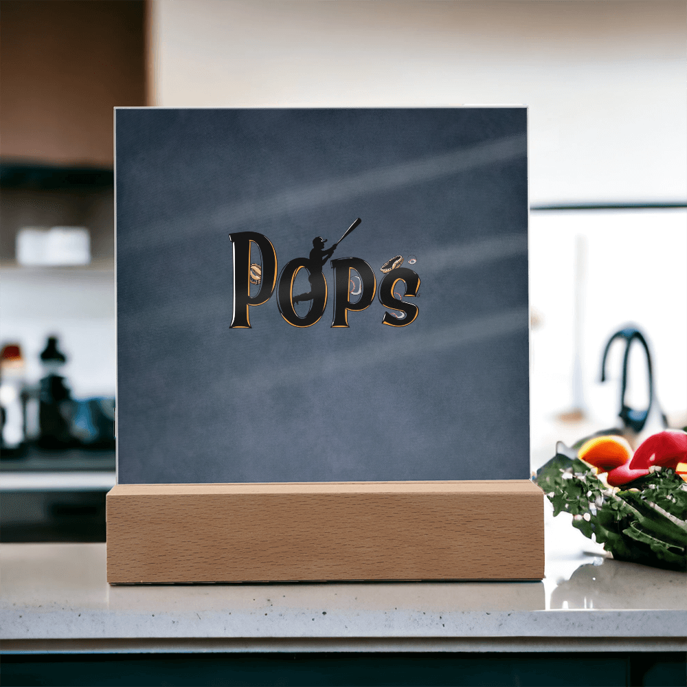 SQUARE PLAQUE father's day