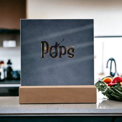 SQUARE PLAQUE father's day