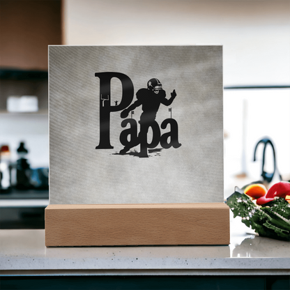 SQUARE PLAQUE father's day