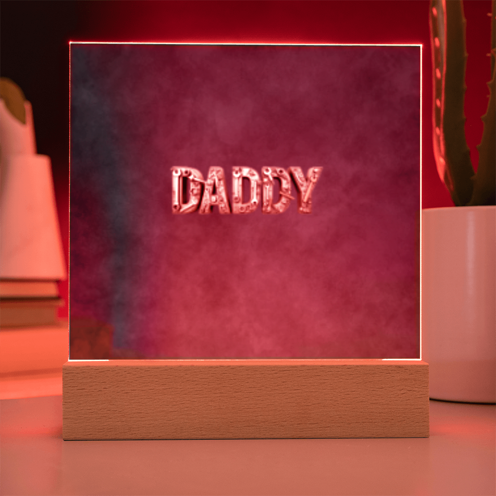 SQUARE PLAQUE father's day
