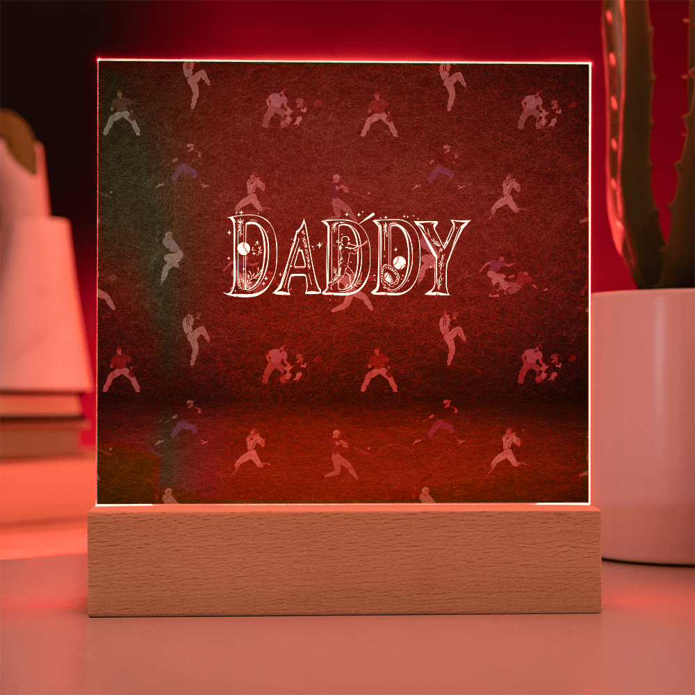 SQUARE PLAQUE father's day