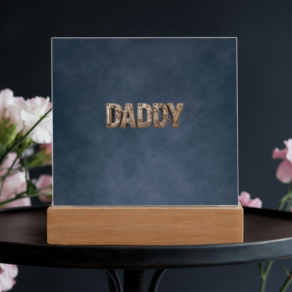 SQUARE PLAQUE father's day
