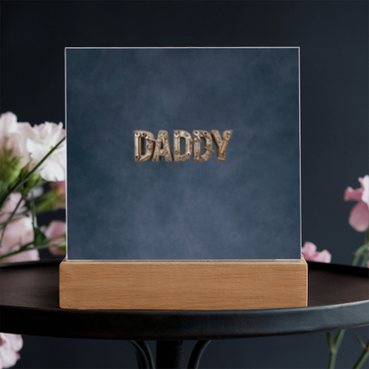 SQUARE PLAQUE father's day