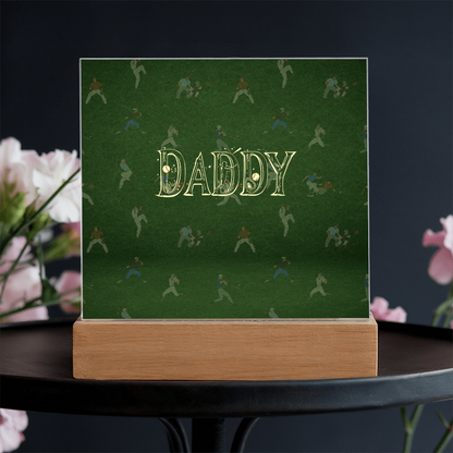 SQUARE PLAQUE father's day