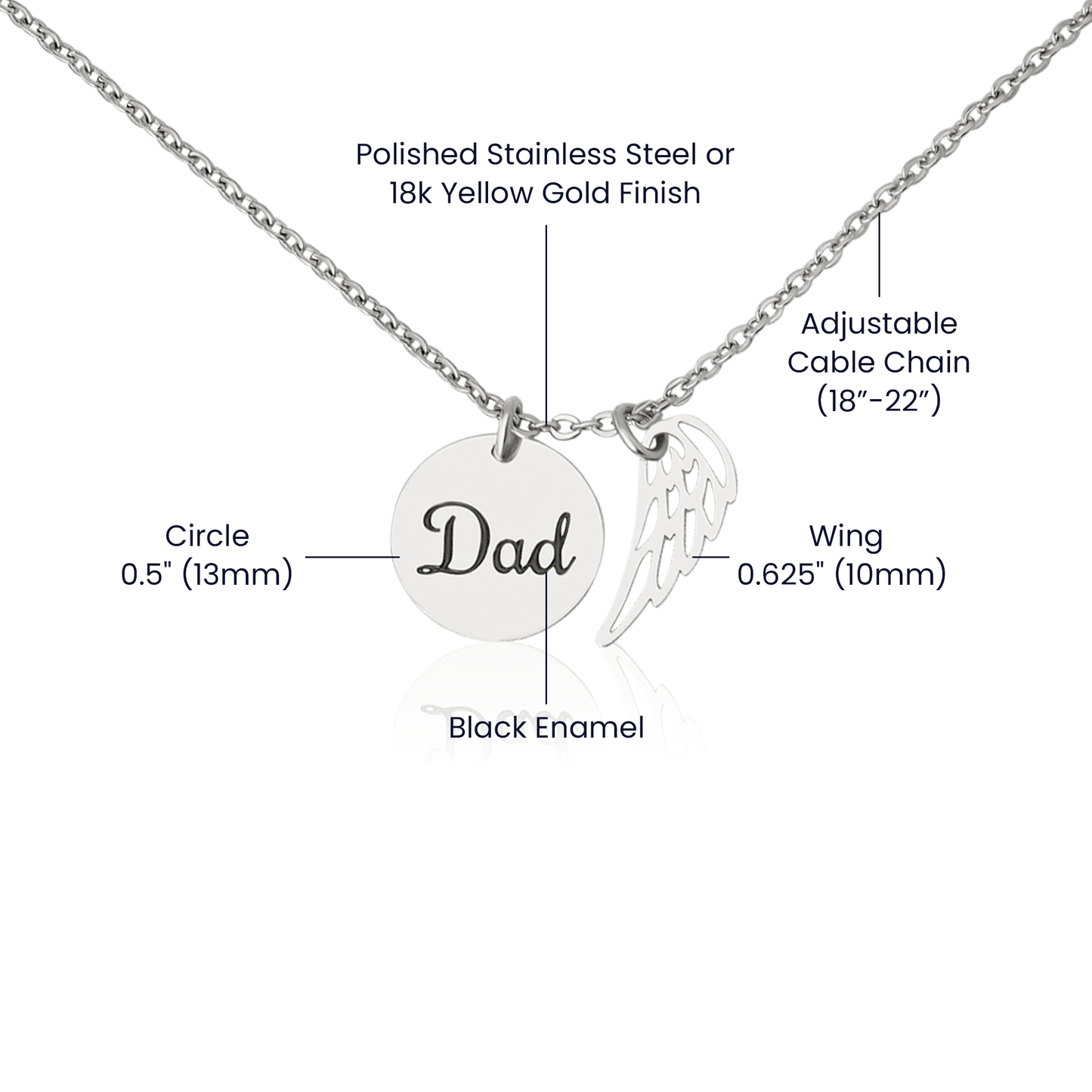Personalized Valentine's Day Necklace with Custom Message Card | Romantic Gift Wife Girlfriend Anniversary Birthday