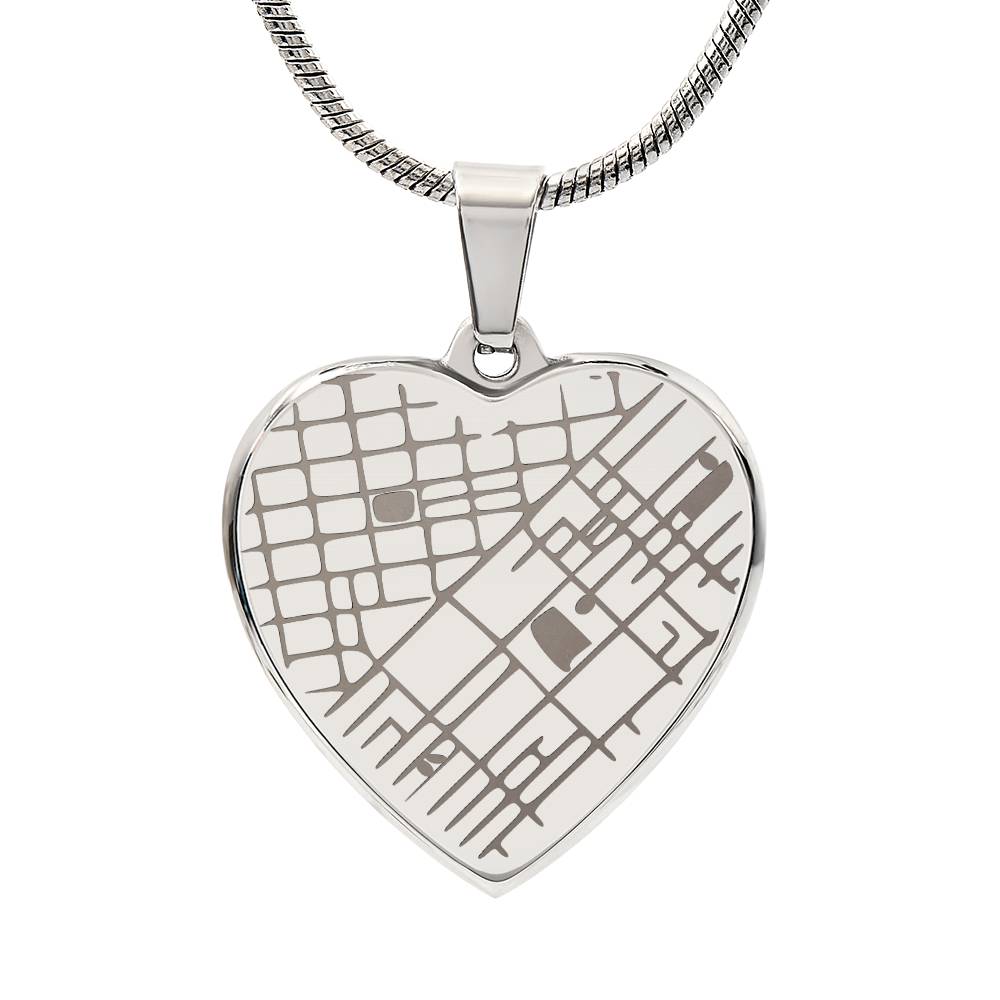 Engraved Valentine's Day Necklace with Custom Love Message Card | Gift for Husband Boyfriend Anniversary