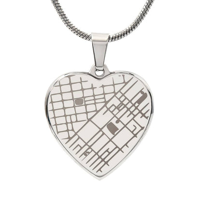 Engraved Valentine's Day Necklace with Custom Love Message Card | Gift for Husband Boyfriend Anniversary