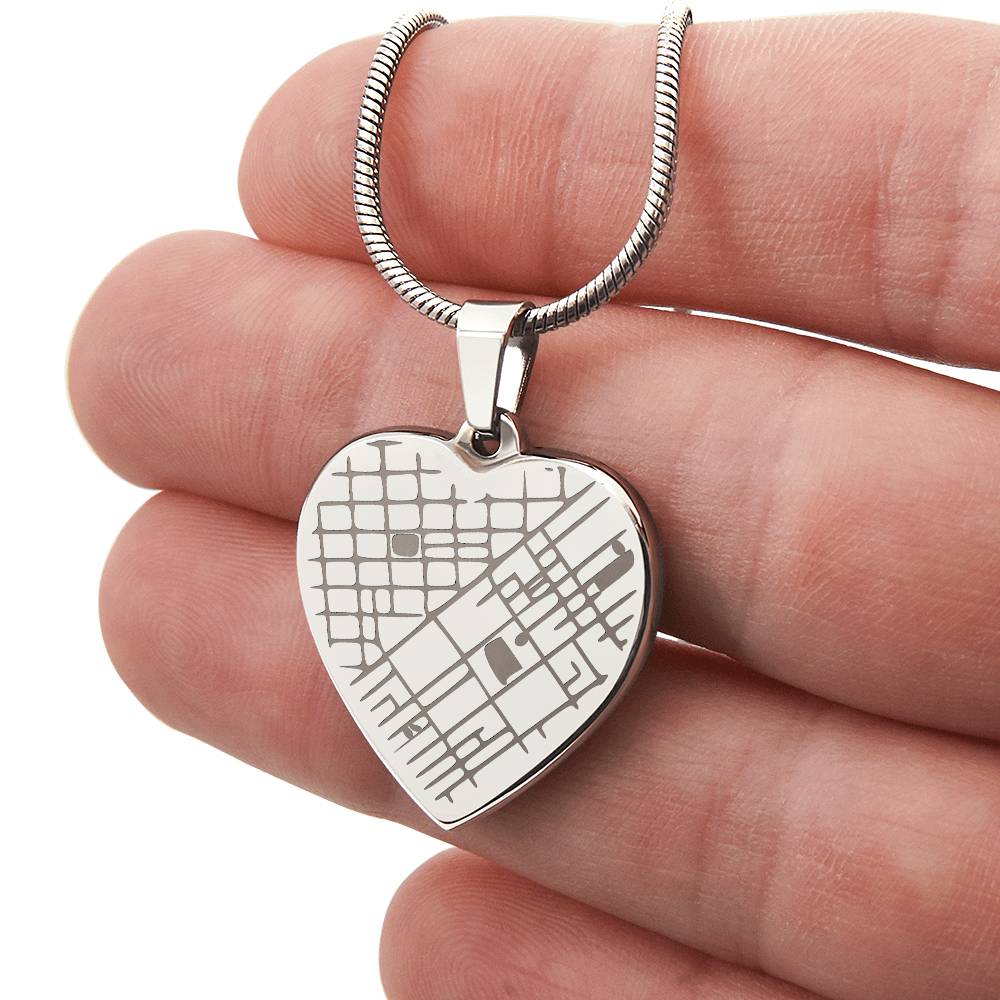 Engraved Valentine's Day Necklace with Custom Love Message Card | Gift for Husband Boyfriend Anniversary