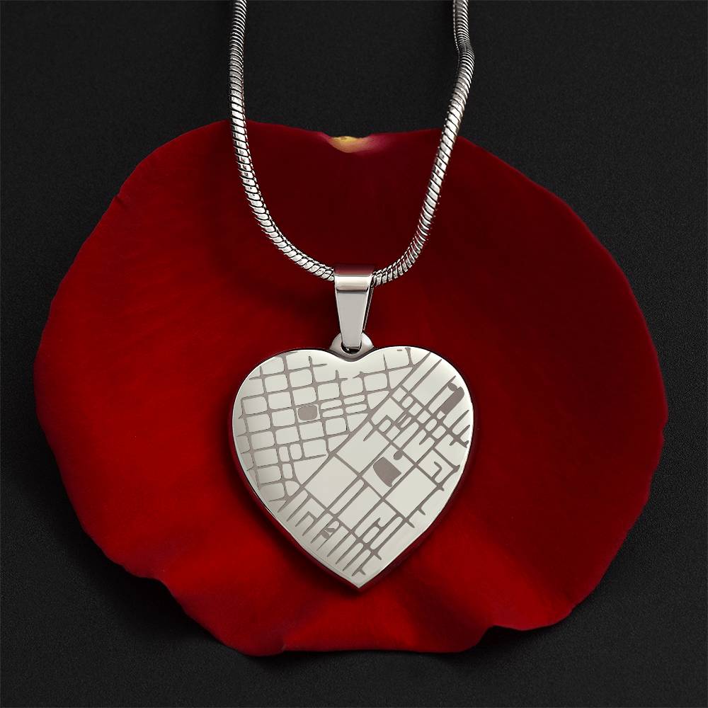 Engraved Valentine's Day Necklace with Custom Love Message Card | Gift for Husband Boyfriend Anniversary