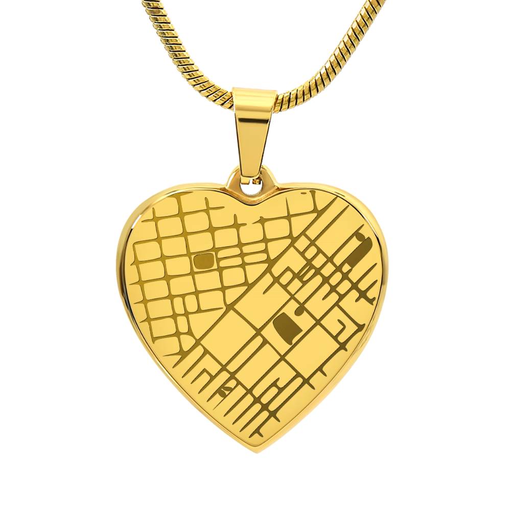 Engraved Valentine's Day Necklace with Custom Love Message Card | Gift for Husband Boyfriend Anniversary