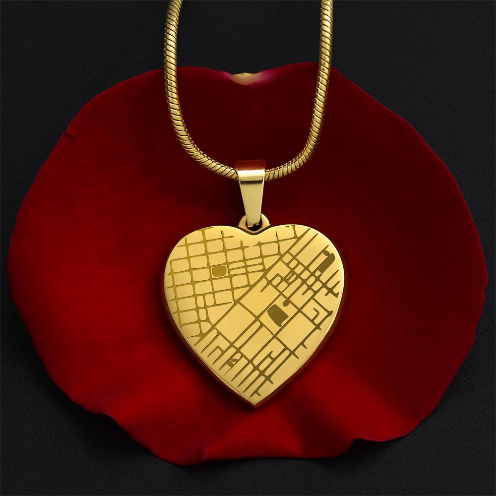 Engraved Valentine's Day Necklace with Custom Love Message Card | Gift for Husband Boyfriend Anniversary