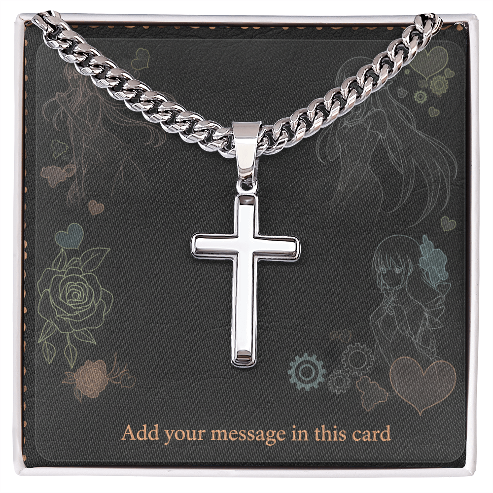 Personalized Valentine's Day Necklace with Custom Card - Romantic Jewelry | Husband Boyfiend Anniversary Dad
