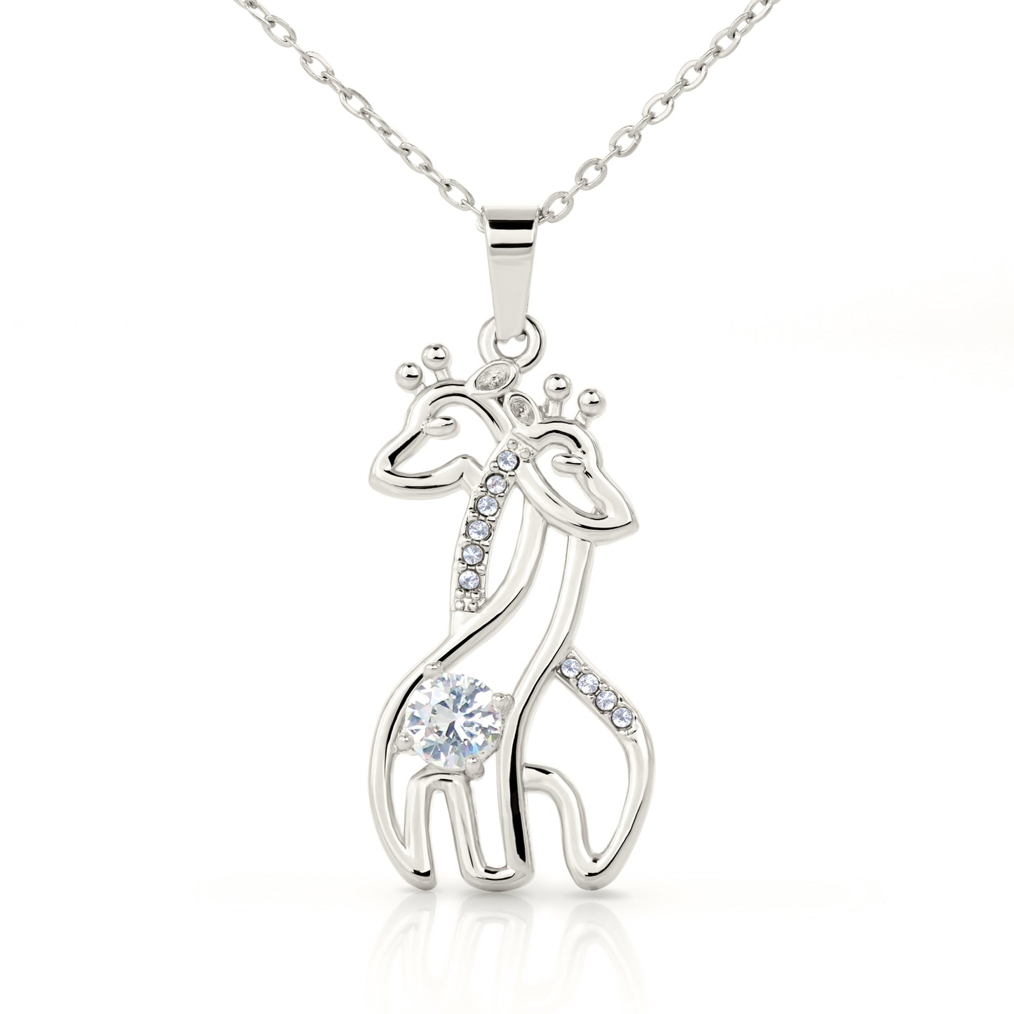 Personalized Valentine's Day Necklace with Custom Message Card | Romantic Gift Wife Girlfriend Anniversary Birthday