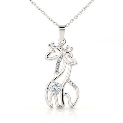 Personalized Valentine's Day Necklace with Custom Message Card | Romantic Gift Wife Girlfriend Anniversary Birthday