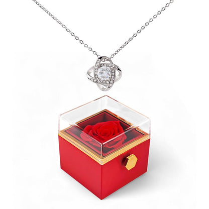 Personalized Love Necklace with Custom Message Card | Valentine's Day Gift Wife Girlfriend Anniversary Birthday