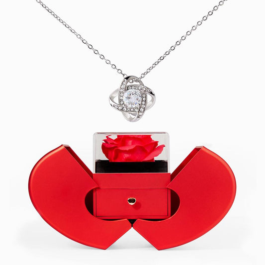 Personalized Necklace Gift Set with Custom Love Card | Valentine's Day Wife Girlfriend Anniversary