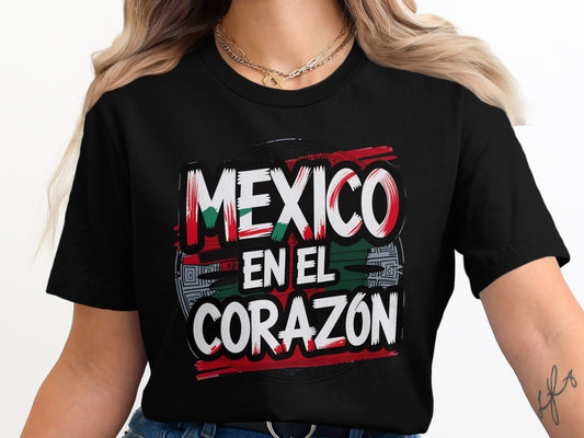 Mexico En El Corazon Graphic T-shirt product