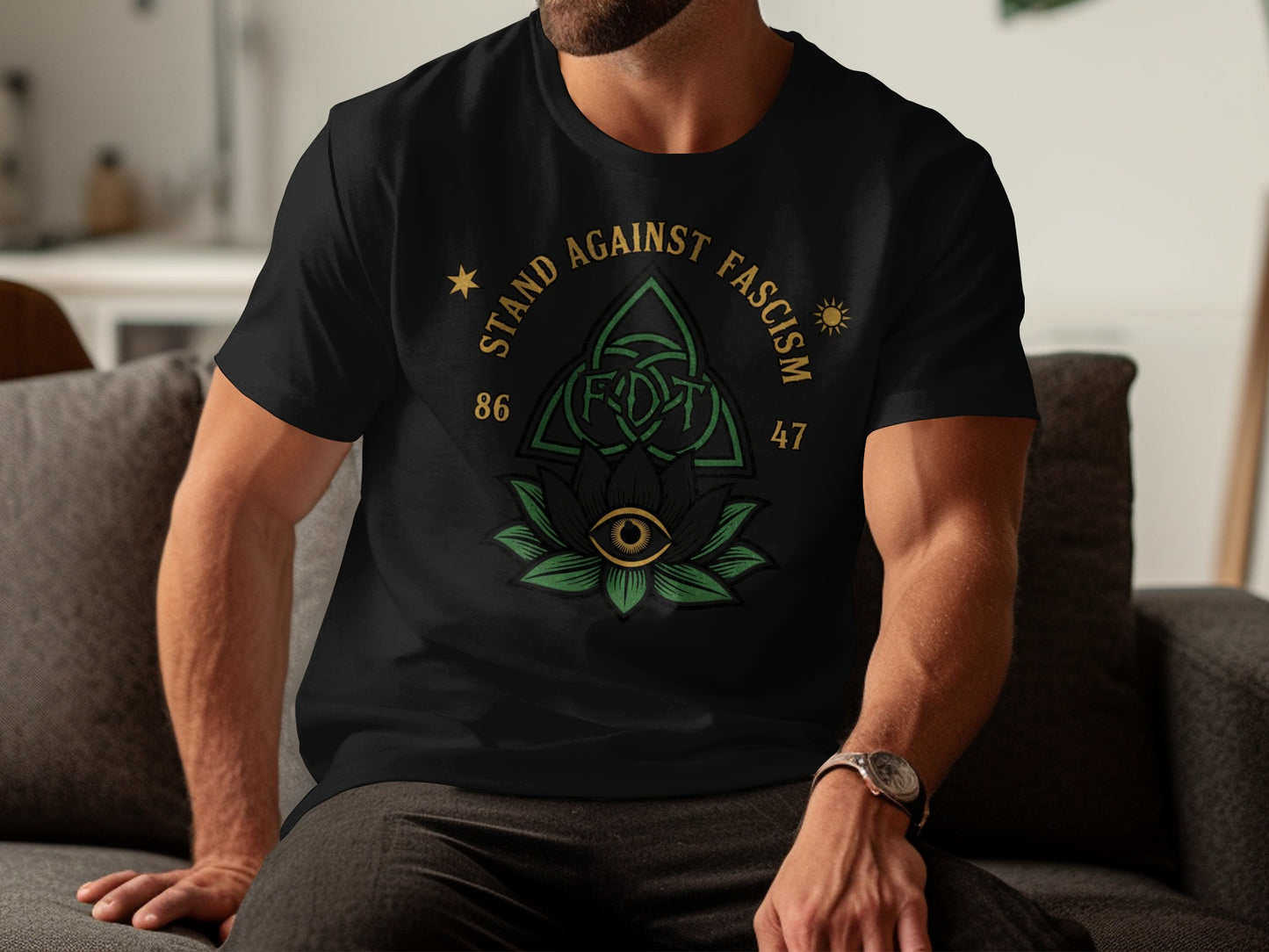 Stand Against Fascism Statement T-Shirt