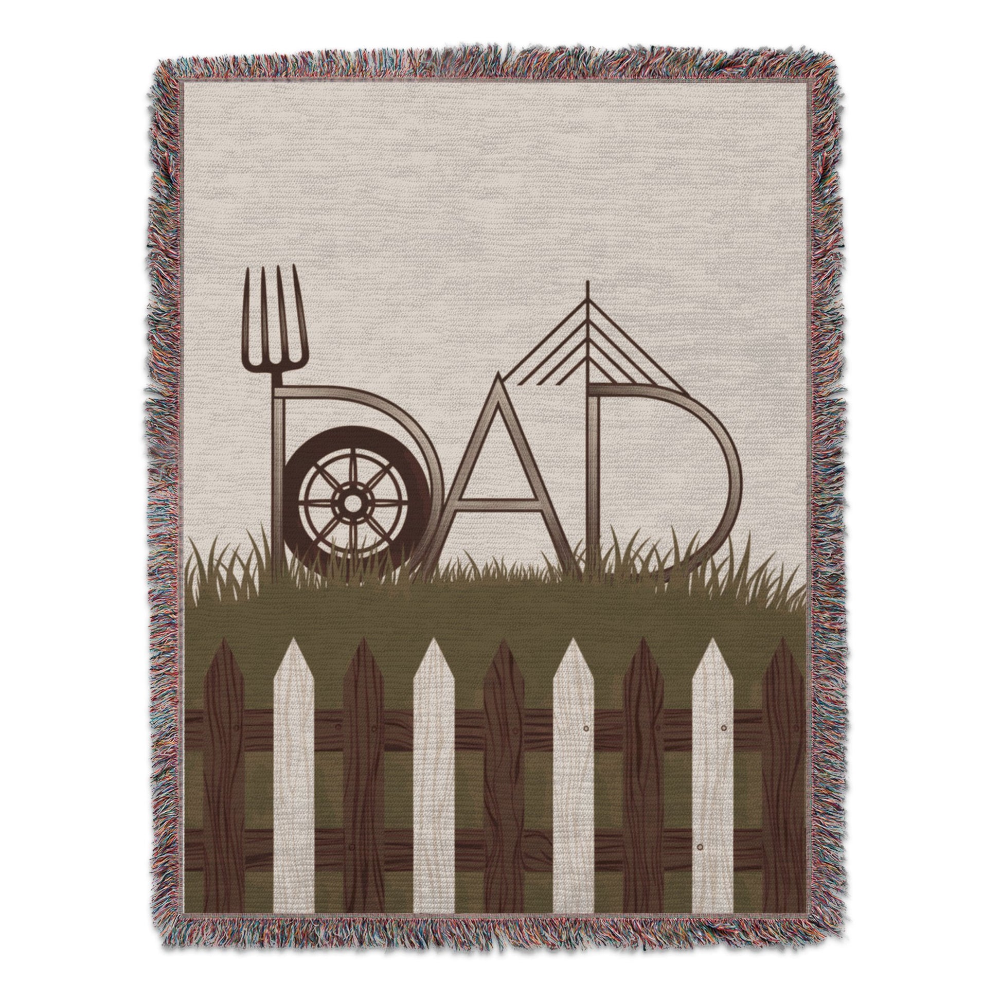 Unique Dad Garden Design Fence Themed Blanket product