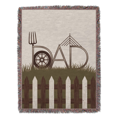 Unique Dad Garden Design Fence Themed Blanket product