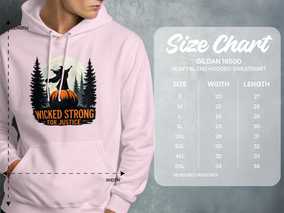 Wicked Strong For Justice Hooded Sweatshirt product type