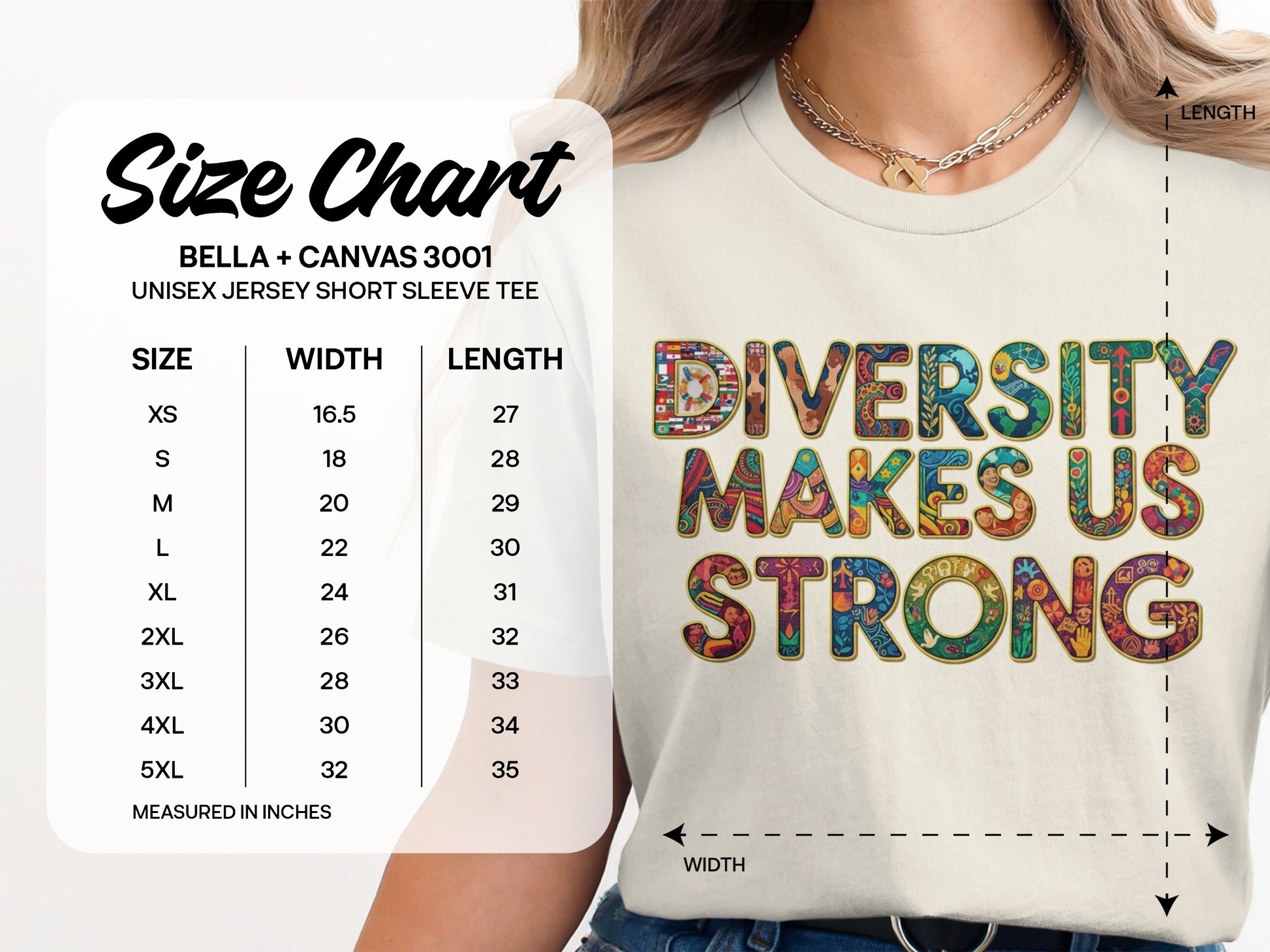 Diversity Makes Us Strong Graphic Tee