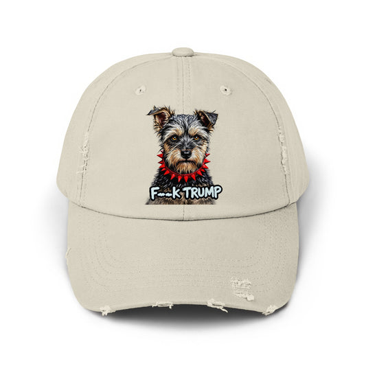F*ck Trump Funny Dog Embroidered Baseball Cap product