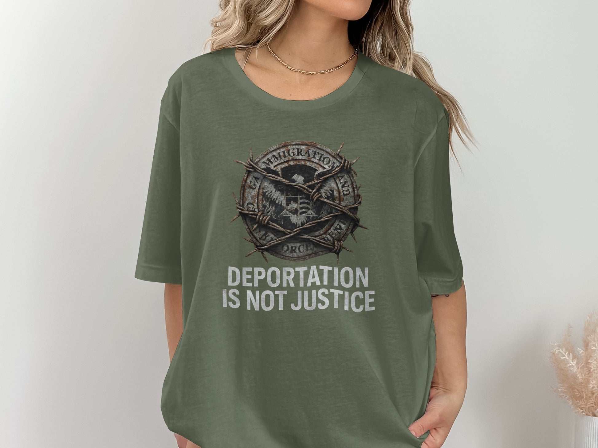 Deportation Is Not Justice Statement Shirt product type