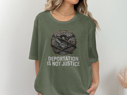 Deportation Is Not Justice Statement Shirt product type