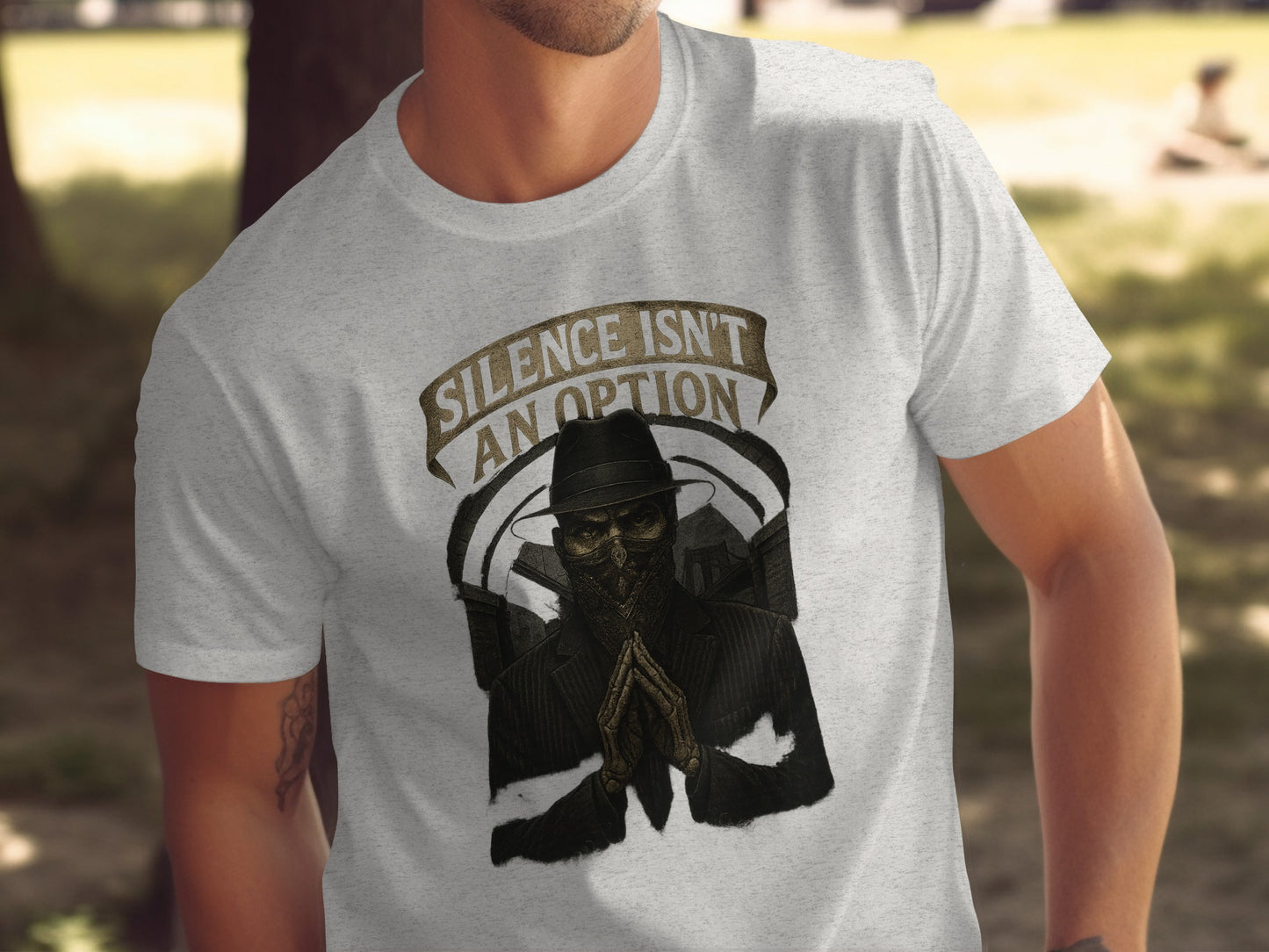Silence Isn't An Option Graphic Tee product