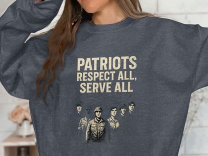 Patriots Respect All Serve All Sweatshirt product