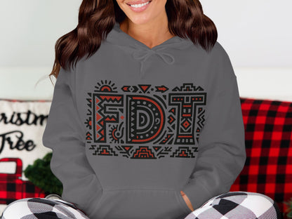 Festive FDT Hoodie with Tribal Inspired Design product