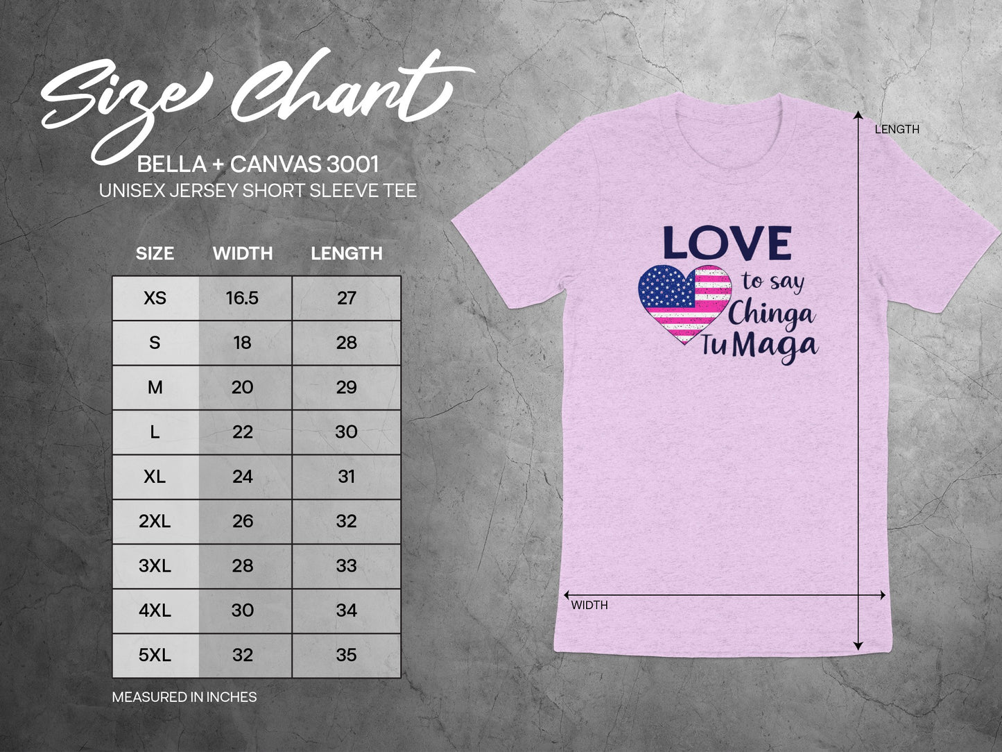 LOVE to say Chinga Tu Maga Unisex Jersey Short Sleeve Tee
