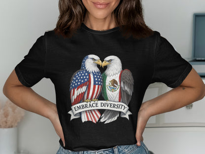 Embrace Diversity Bald Eagles Graphic T-shirt product type