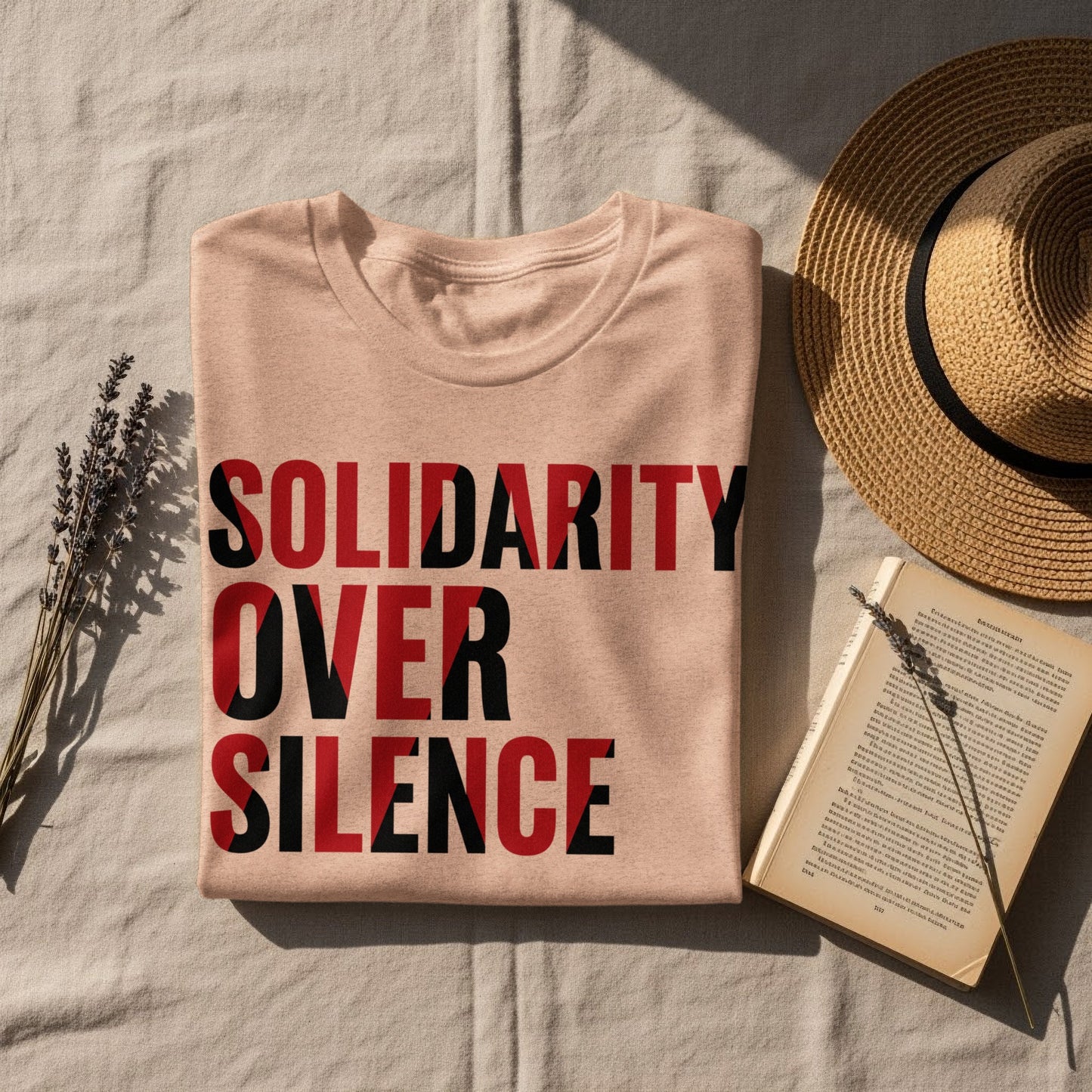 Solidarity Over Silence Statement T-shirt