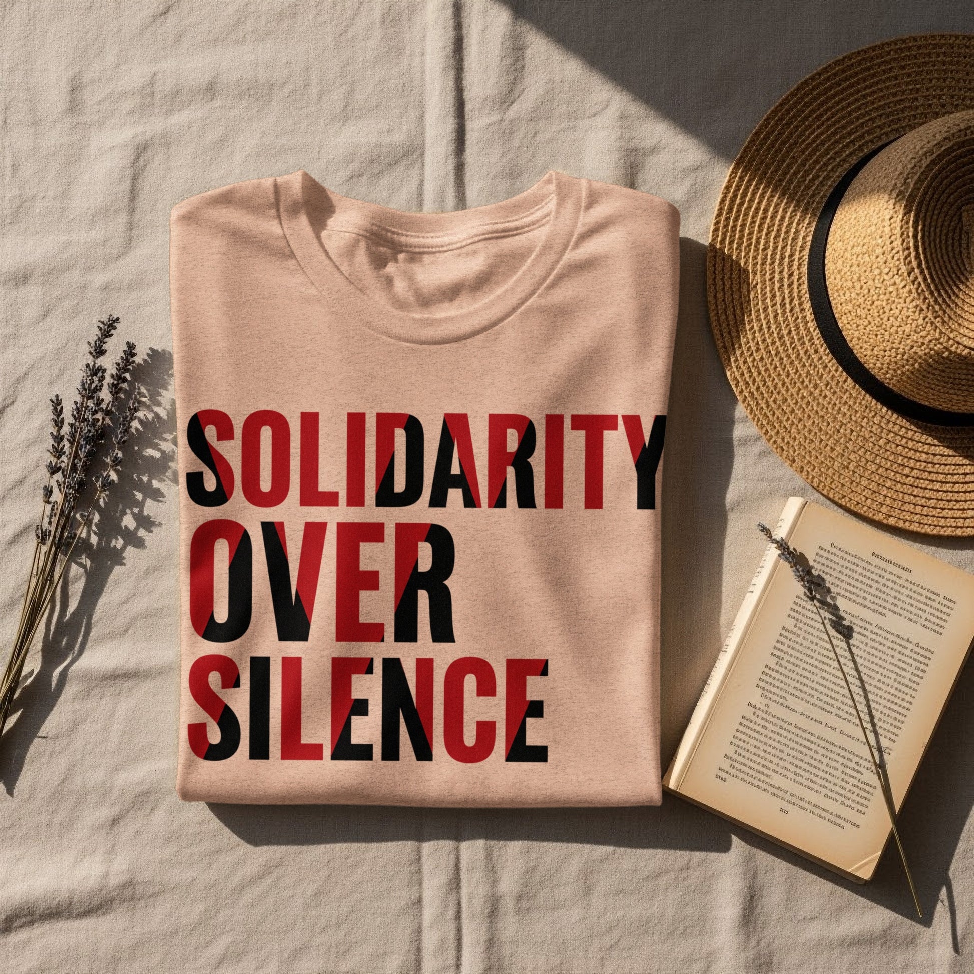 Solidarity Over Silence Statement T-shirt