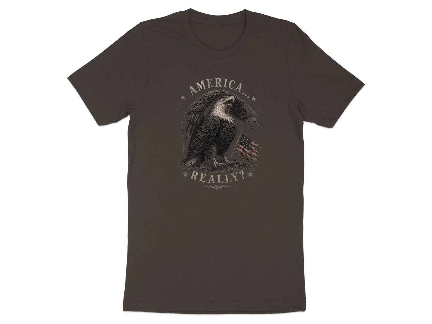 America...Really? Vintage Eagle Graphic T-Shirt